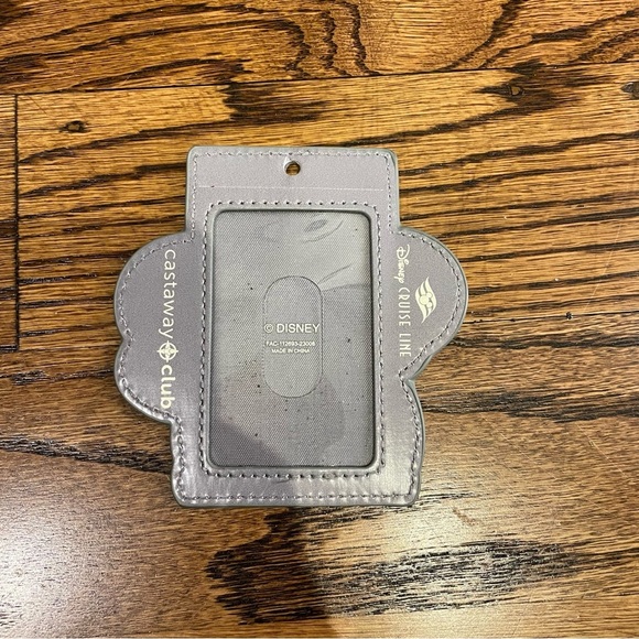 Mickey Mouse Navy and Cream Card Luggage Tag - Picture 2 of 2